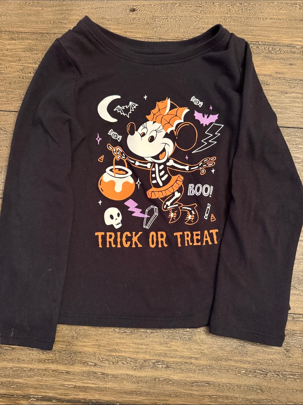 Disney Minnie Mouse Trick or Treat Shirt